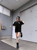 Ayana collab T-shirt 【be confident】（black)