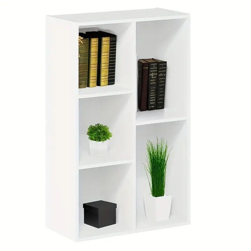 デスクトップ収納ラック 収納棚 本棚 コミック棚５段 スリム 多機能 リビング 書斎 寝室