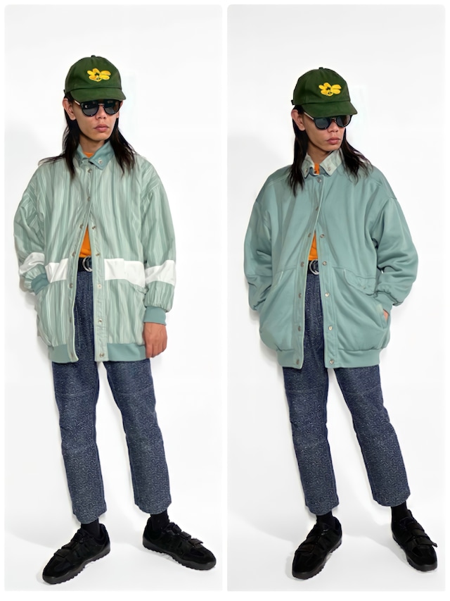 old reversible sweat blouson