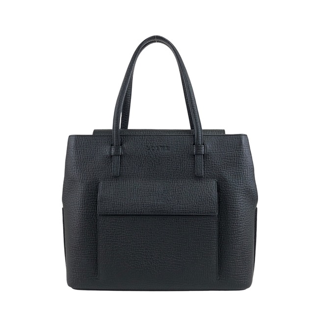 LOEWE ロエベ トートバッグ ブラック フロントポケット vintage ヴィンテージ オールド x546u3