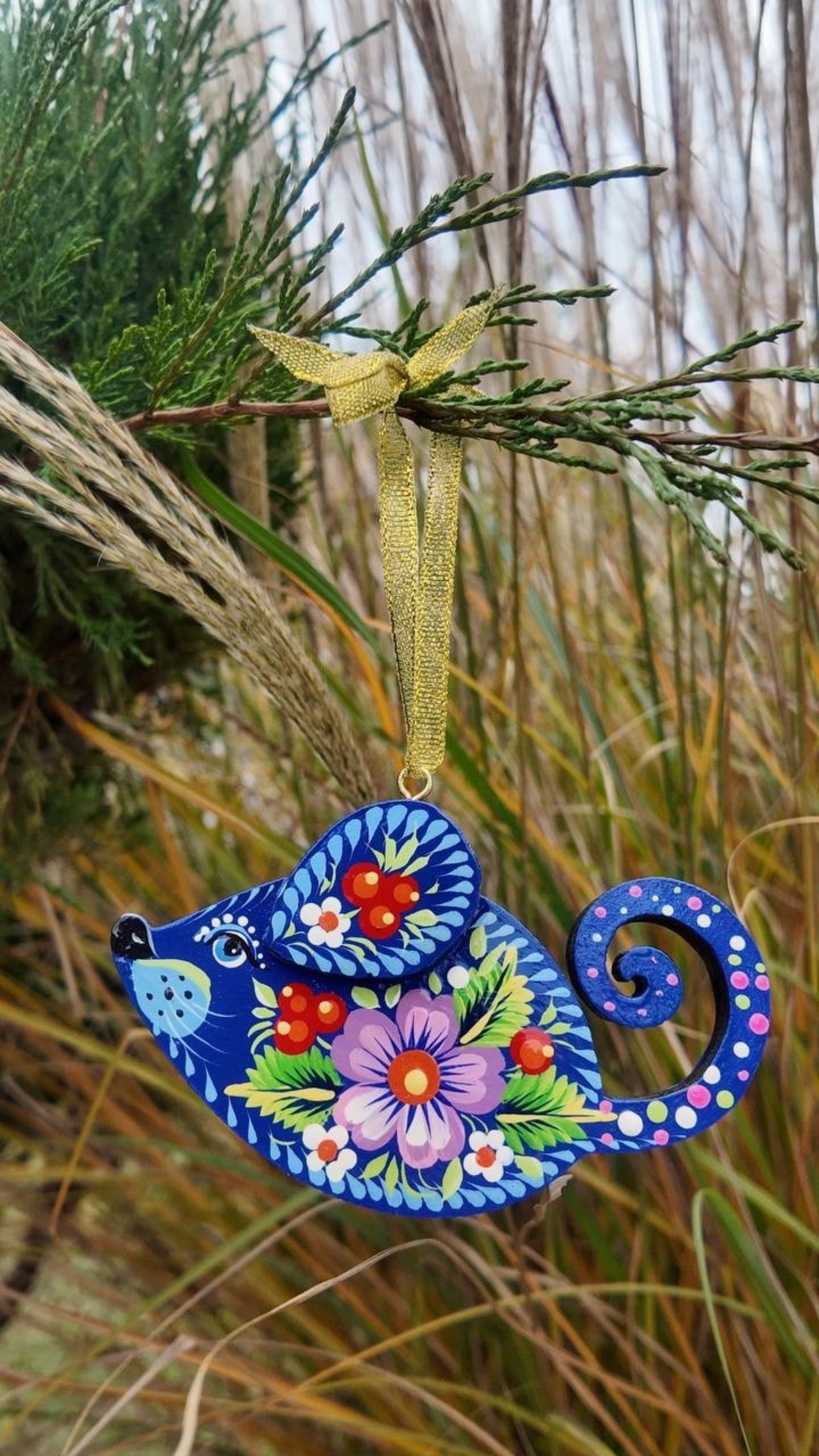 クリスマスデコレーション　マウス　1点のみ（ティモシェンコ作） - 2