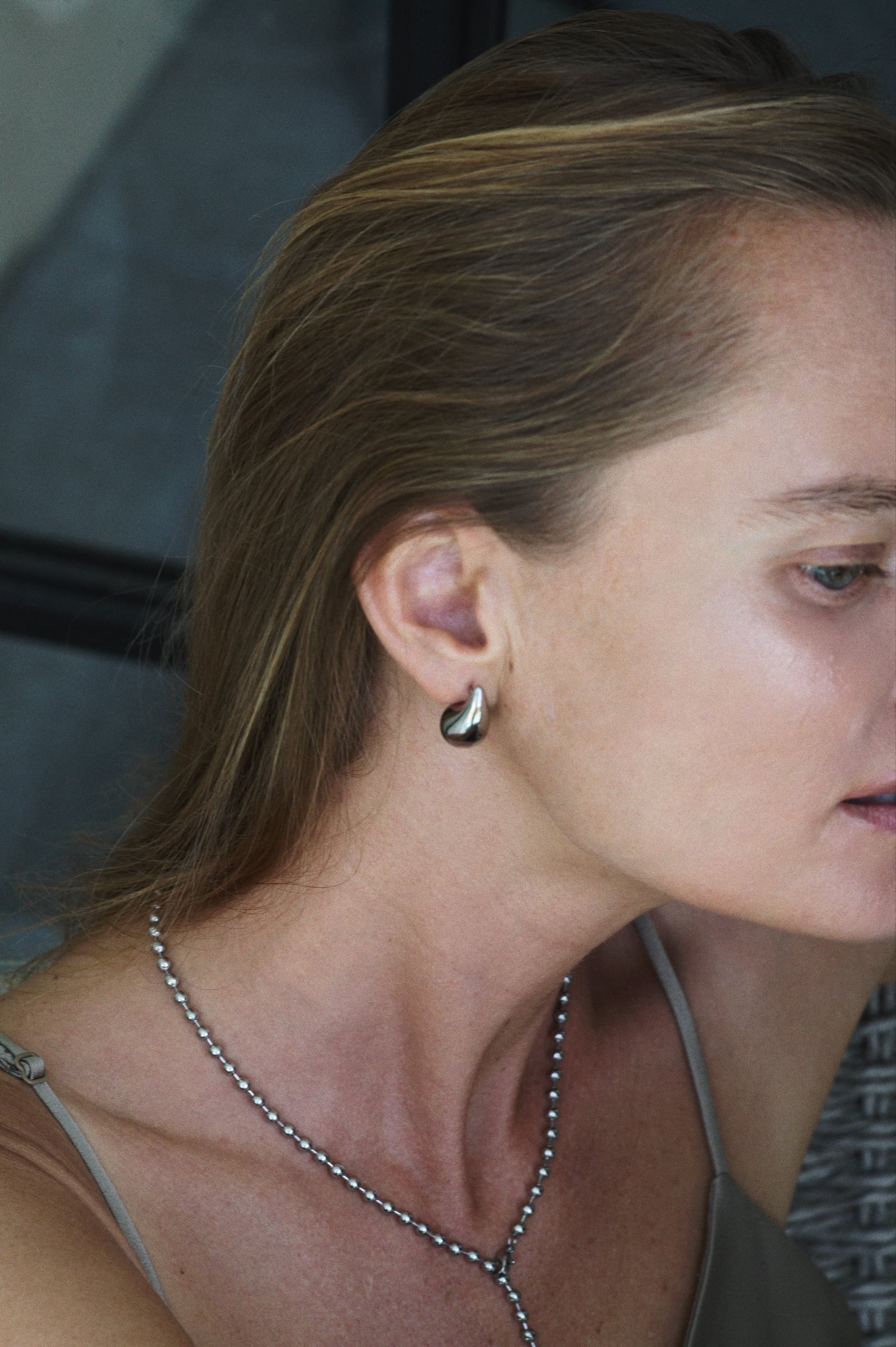 316L solid drop pierce［silver］#p96 | CELINA