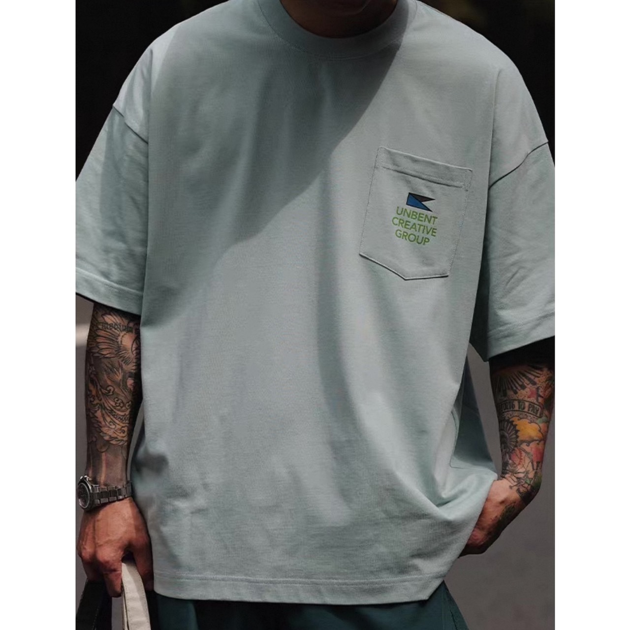 Back logo oversized tee1018 - 8