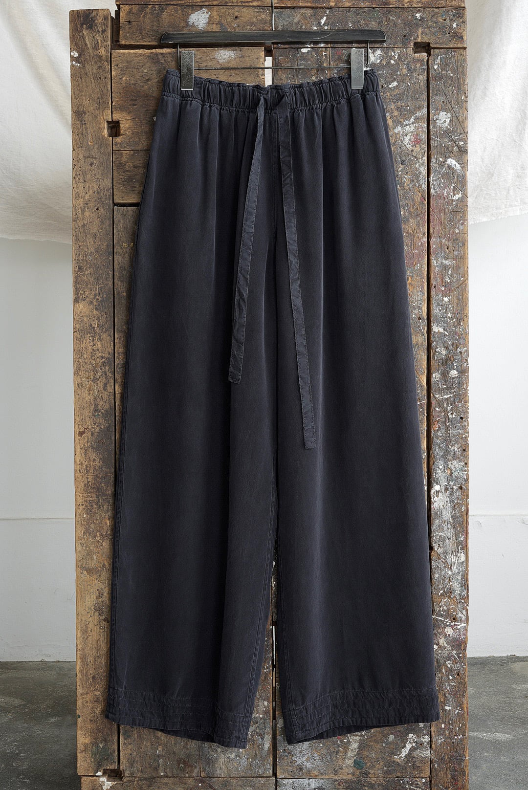 CHEZ VIDALENC - PANTS COULISSE DROIT L100 (BLACK)