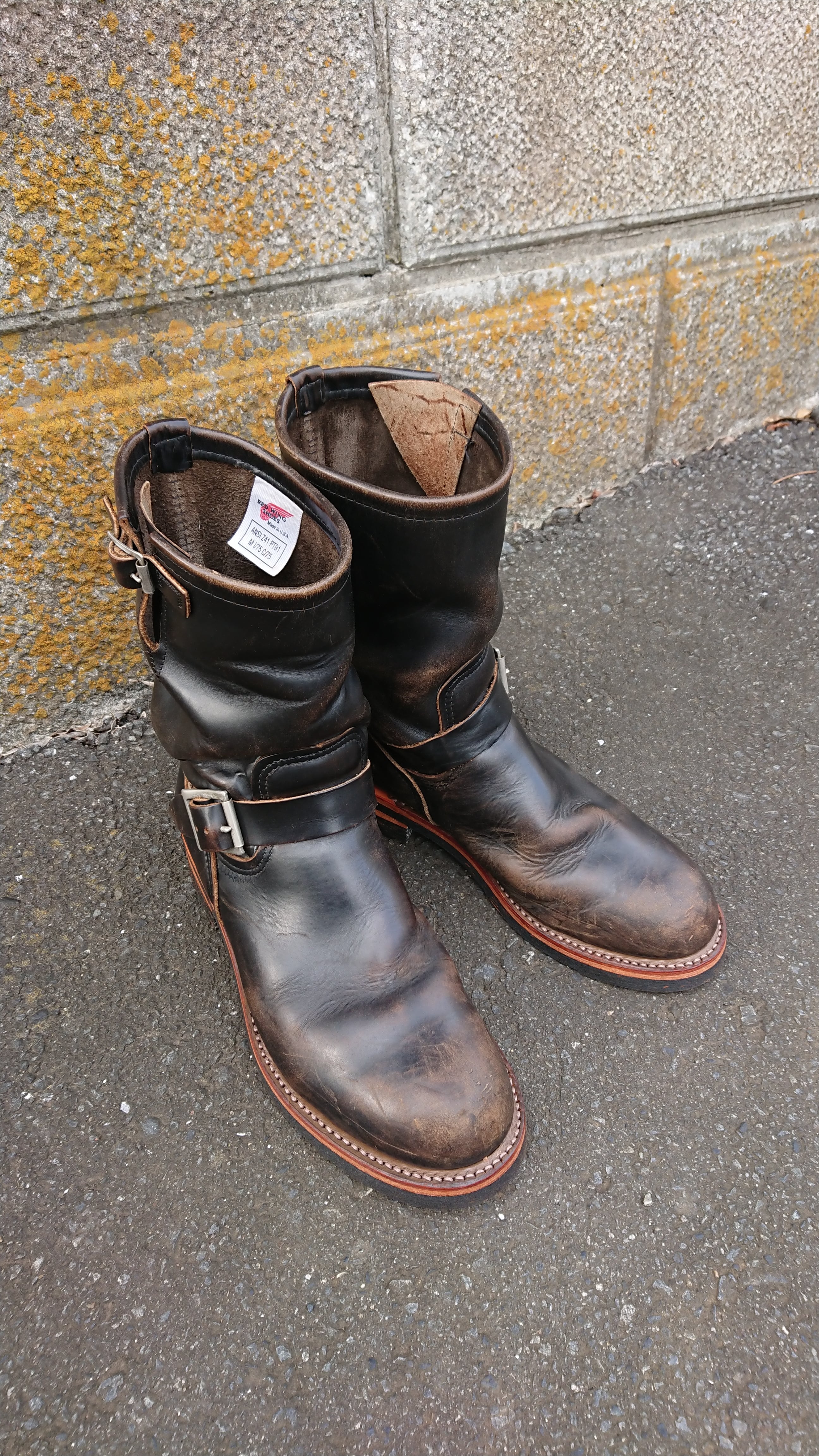 Redwing 2268 エンジニアブーツ PT91 カスタム コードソール 茶芯 