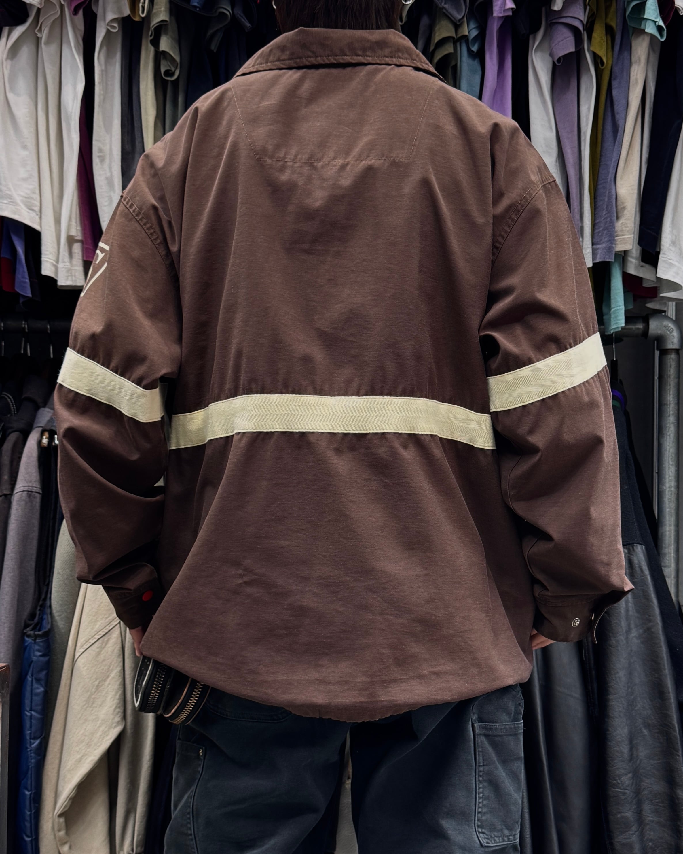 90's old stussy Design Nylon Jacket “白タグ” 【高円寺本店】 | curb