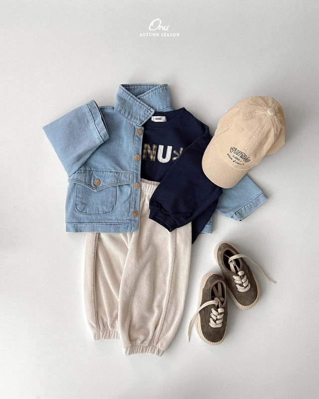 〘予約〙onu / Pocket blue jacket