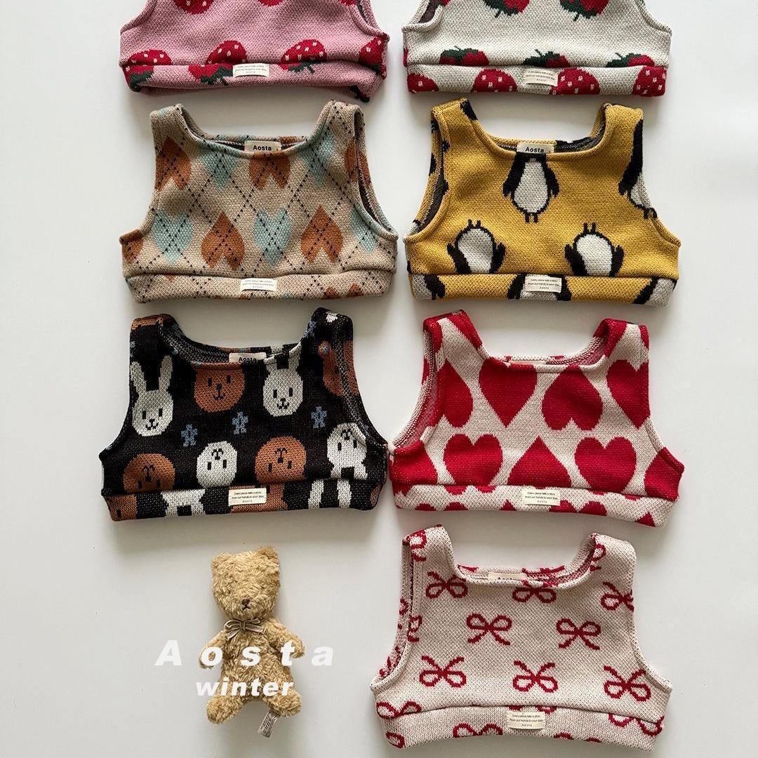 «予約»«Aosta» ネネベスト 7colors