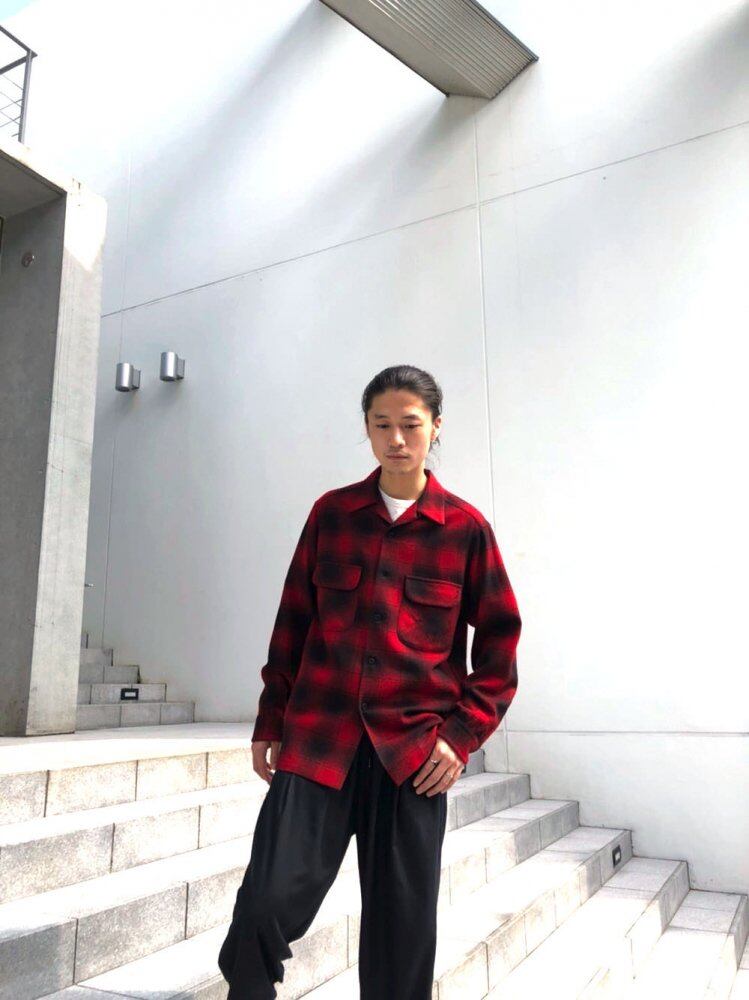 Pendleton [PENDLETON] Vintage Shadow Check Wool Shirt [1970s