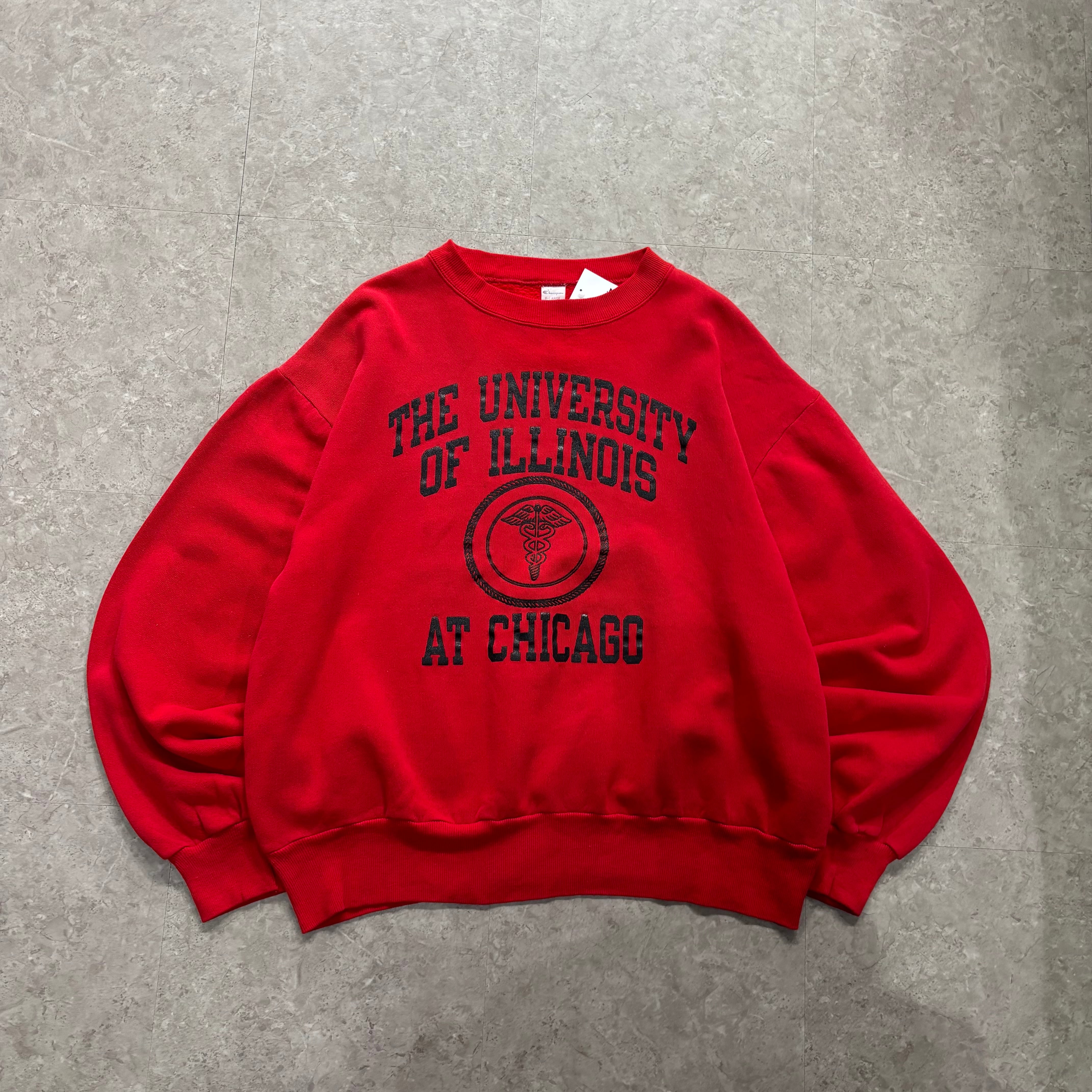 80s Champion "THE UNIVERSITY OF ILLINOIS" sweat【仙台店】