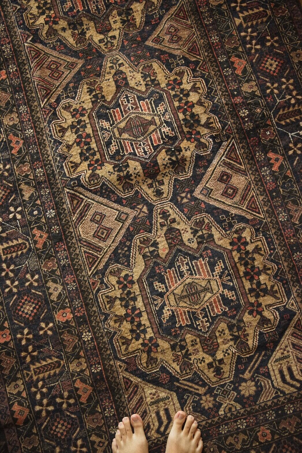 702 -Vintage Baluch rug