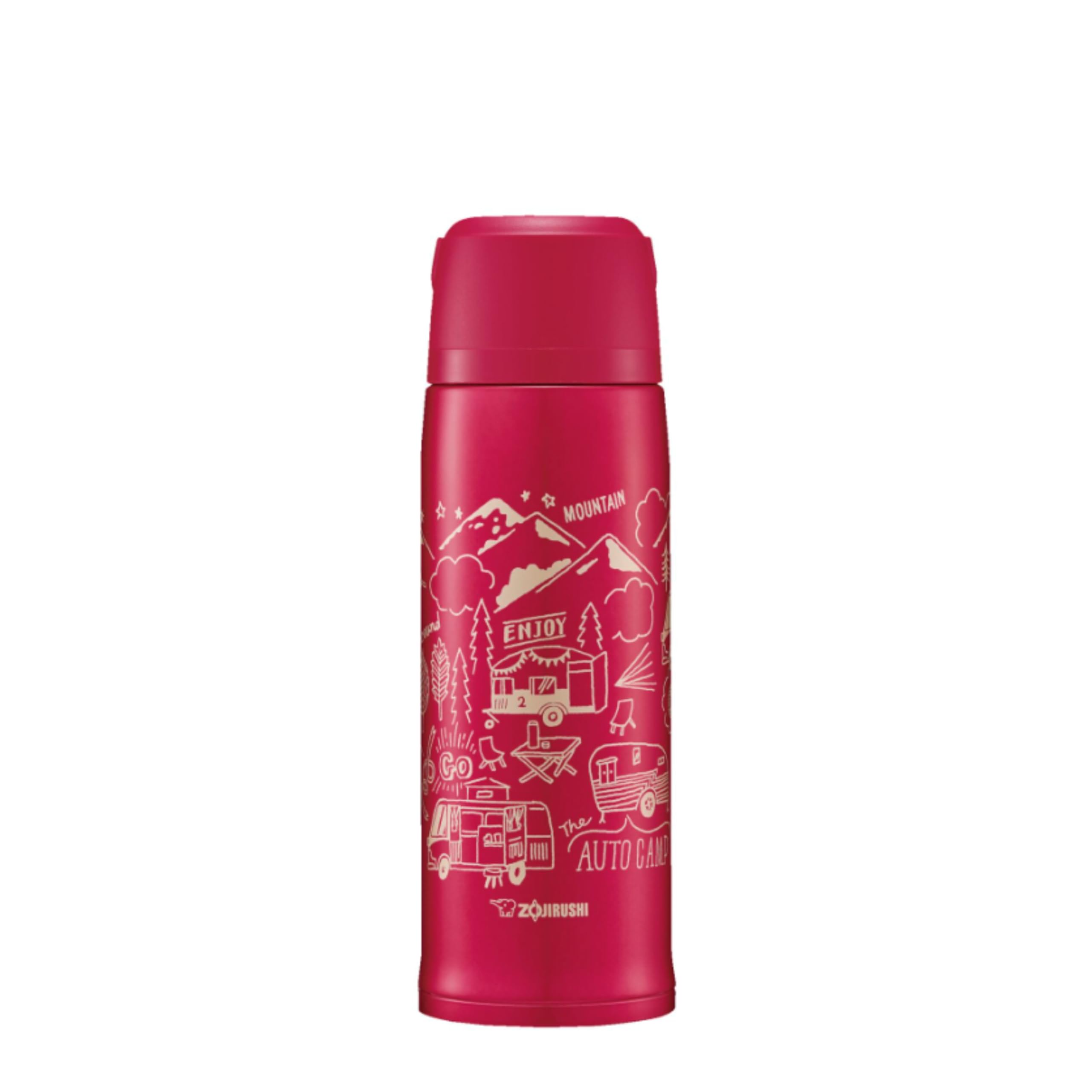 【努力特価】象印 水筒 ステンレスボトル 820ml コップタイプ 保温保冷 ピクニック 遠足 レッド SJ-JS08-RA