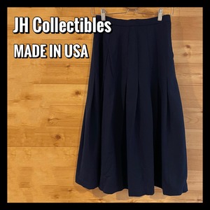 【JH Collectielbs】USA製 フレア プリーツ ミモレ丈 ロング スカート