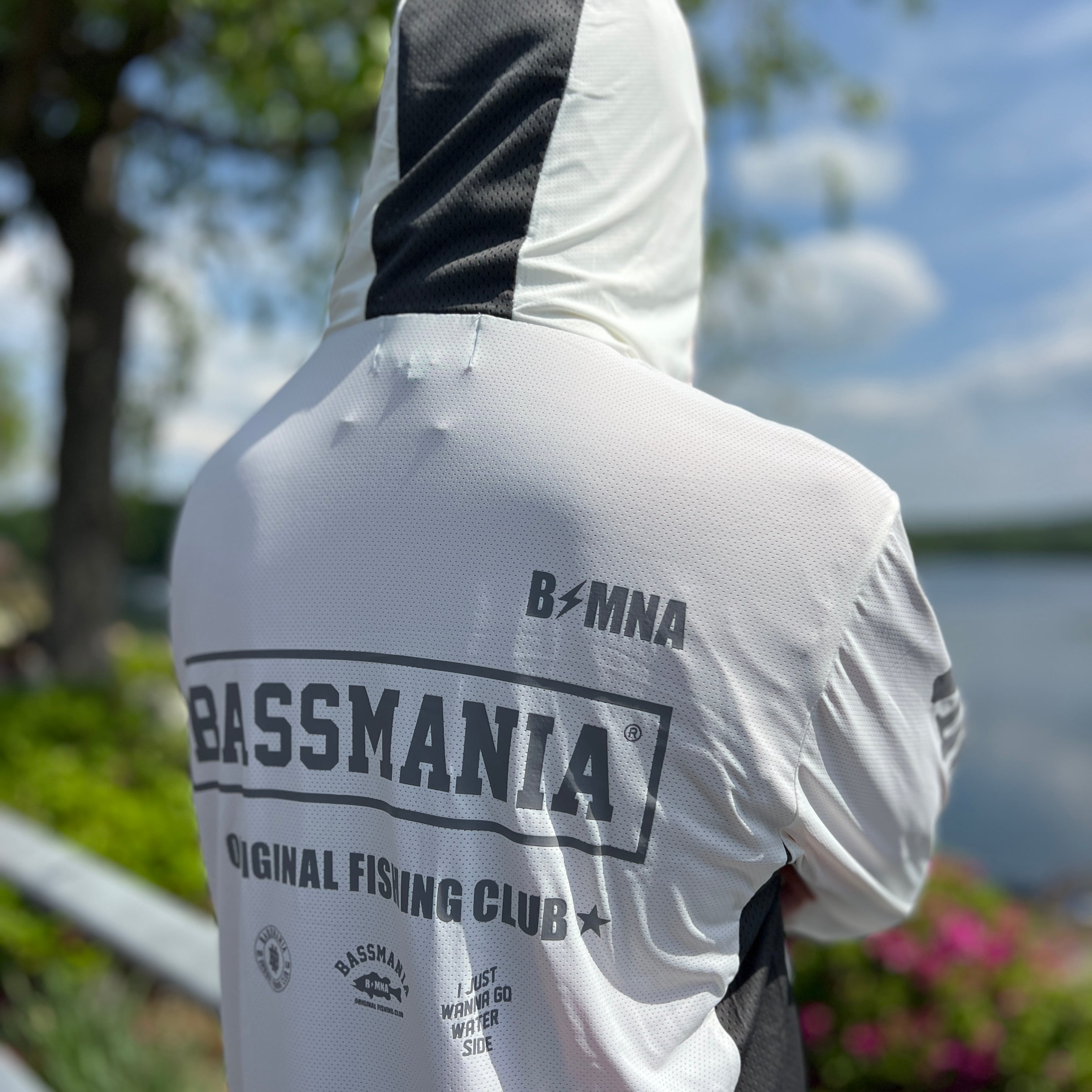 3WAY UV Rush Cool Logo Pullover［WHITE］［LIMITED］ | bassmania.jp