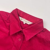 90s Christian Dior SPORTS クリスチャンディオール コーデュロイ 長袖シャツ M/ビビットピンク レディース ビンテージ