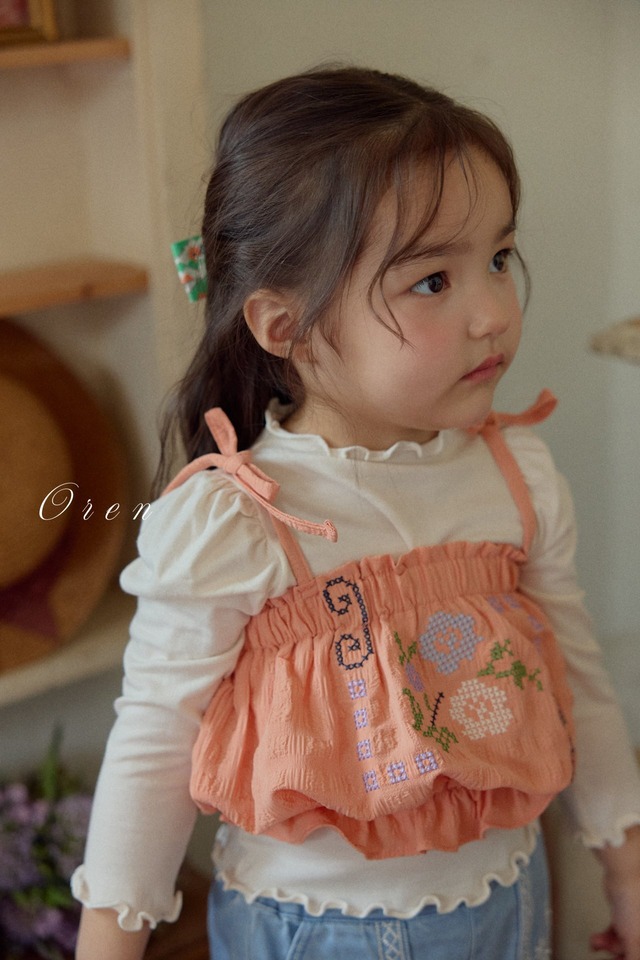 【予約】OREN Romy flower bustier