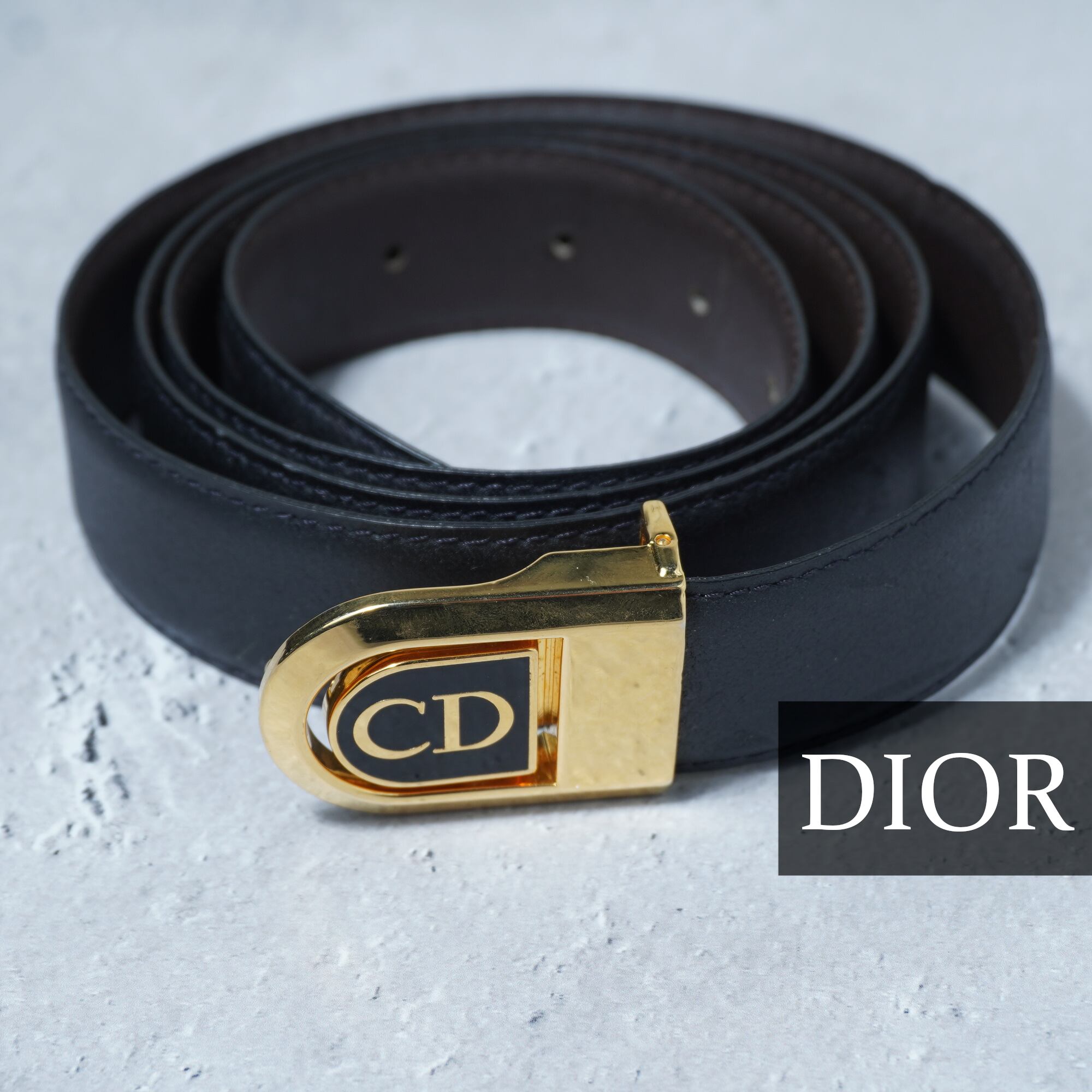 Christian Dior CDロゴ ベルト バックル シルバー オブリーク 【公式通販】