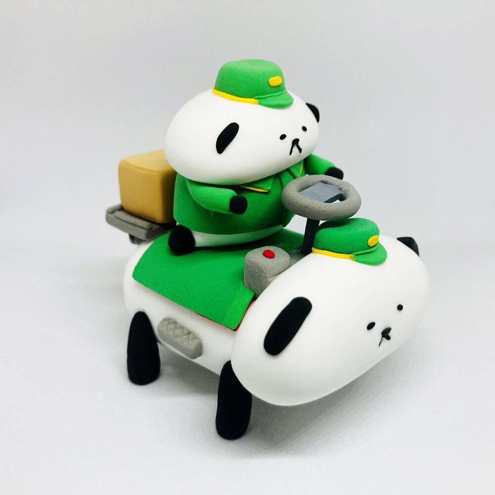 宅配パンダカー / 紙粘土 / カトコト