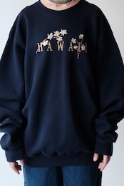 Hawaii embroidred sweat shirt