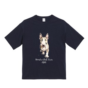 ミニチュア・ブル・テリア　ビックシルエットTシャツ