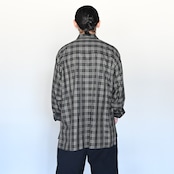 SHIRT1(KEVOMANグラフチェックロングスリーブシャツ)