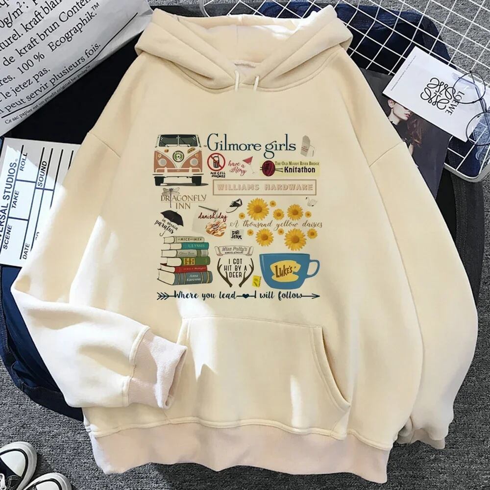 ギルモア-女性用ヴィンテージグラフィックパーカー、女性用 ギルモア-女性用ヴィンテージグラフィックパーカー、女性用