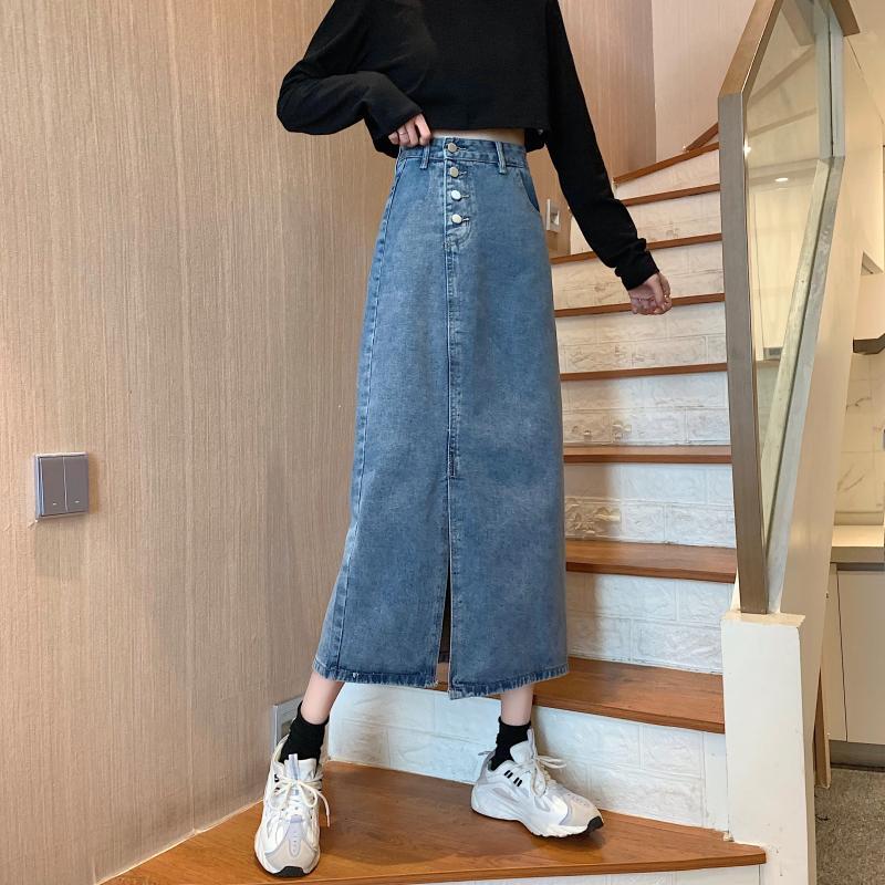 サマースカート ハイウェストウェスト薄手Aライン 夏物 YY-ファッション74631513326