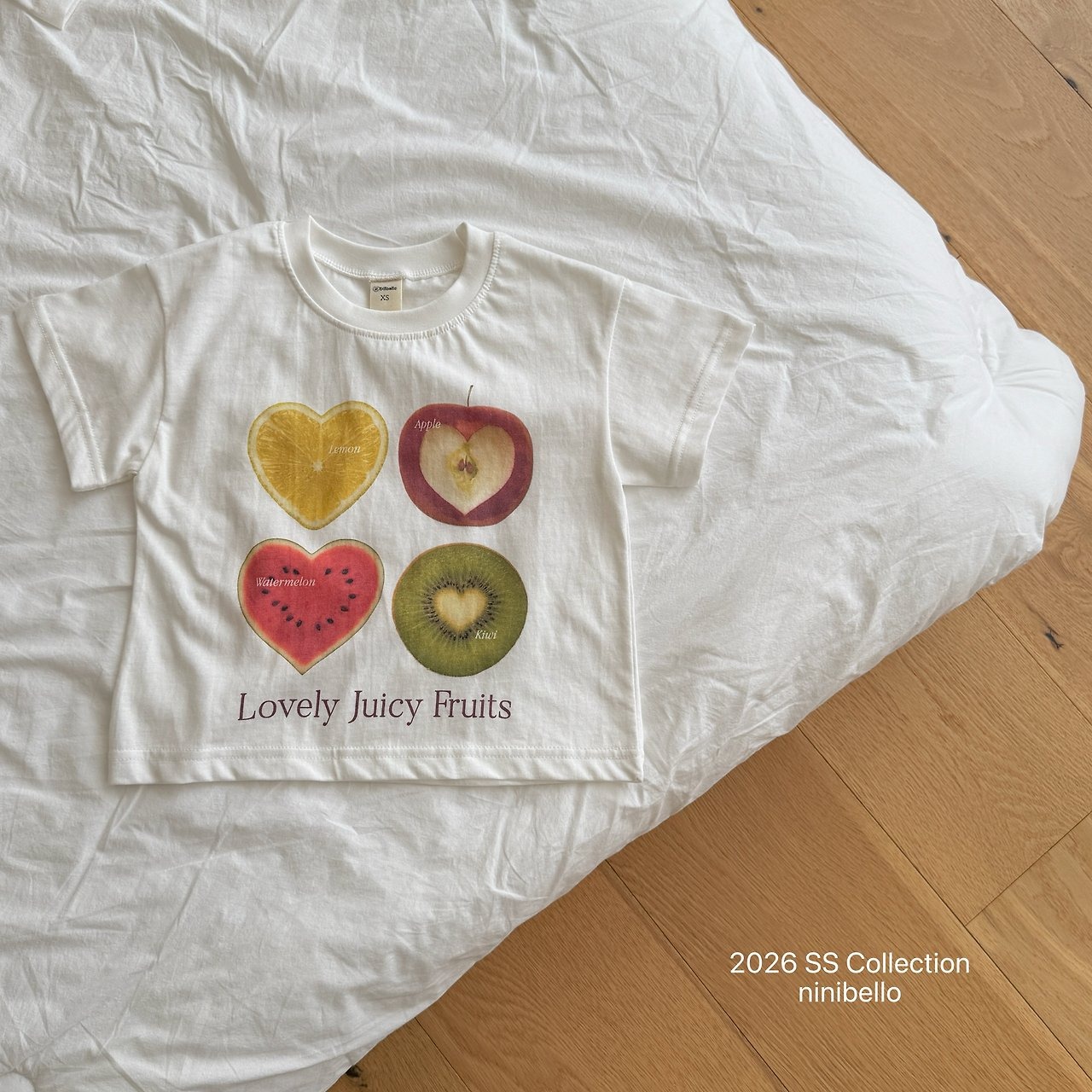 [ninibello] Juicy Sweet Short sleeve T-shirt +fee2 / [니니벨로] 쥬시스윗반팔티