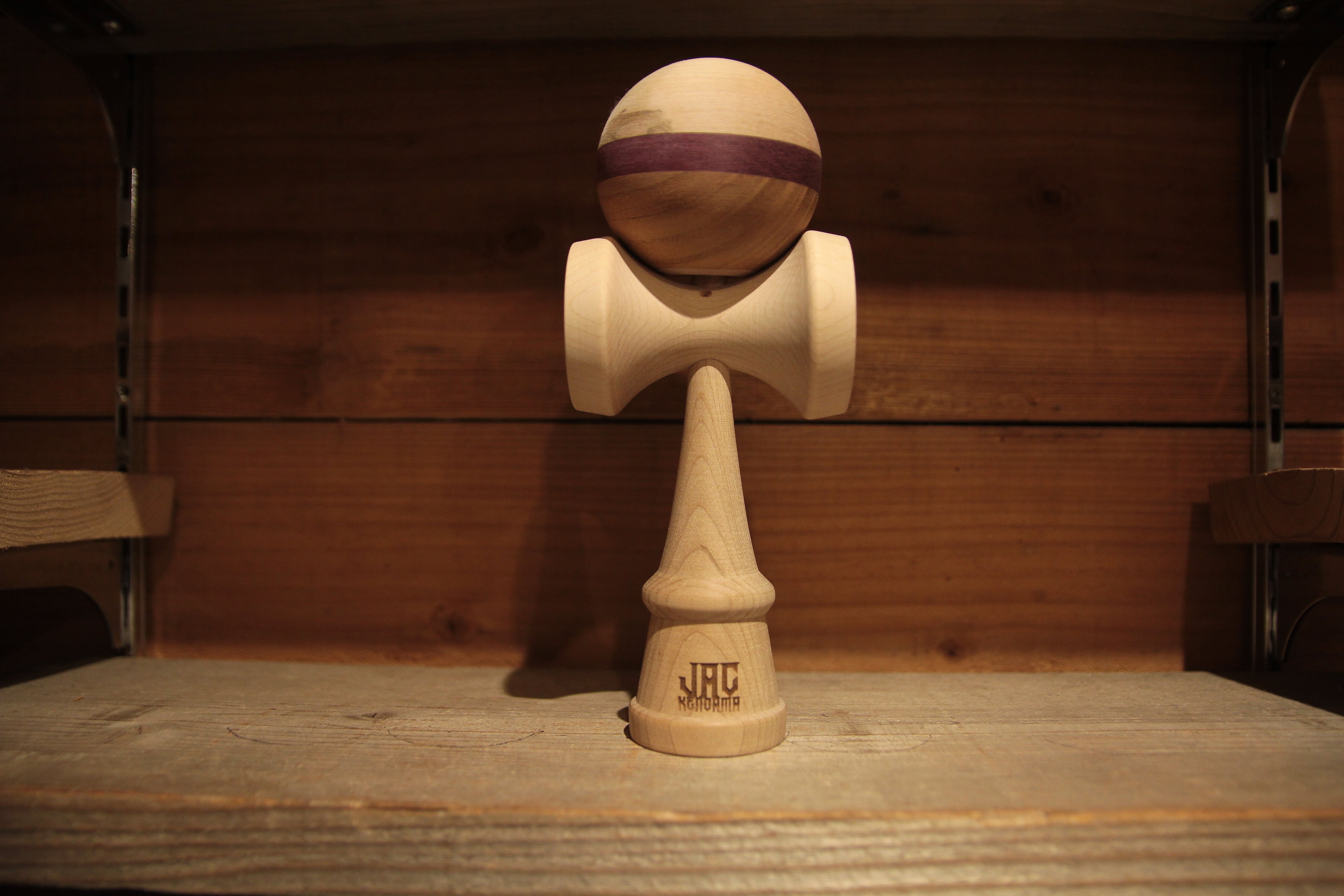 わけあり特価 JAC kendama 10MM LINE LAMINATED MAPLE SMOOTHIEけん玉