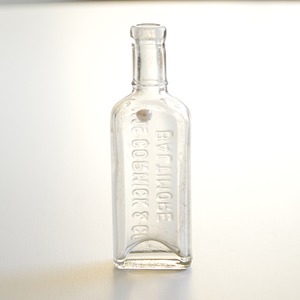 アメリカ アンティーク ガラス瓶2
