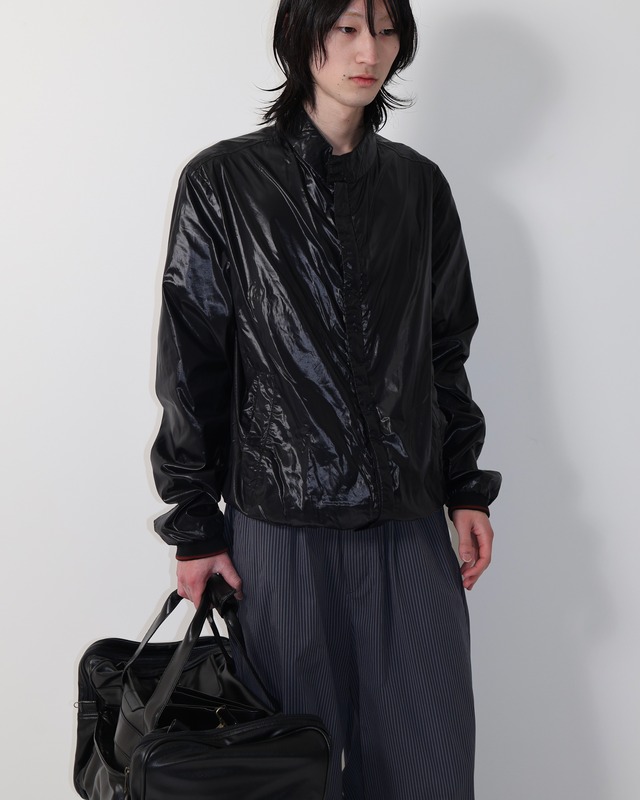 【GUCCI】Enamel-like zip-up blouson