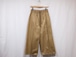 semoh”Pin Tuck Wide Pants Beige”