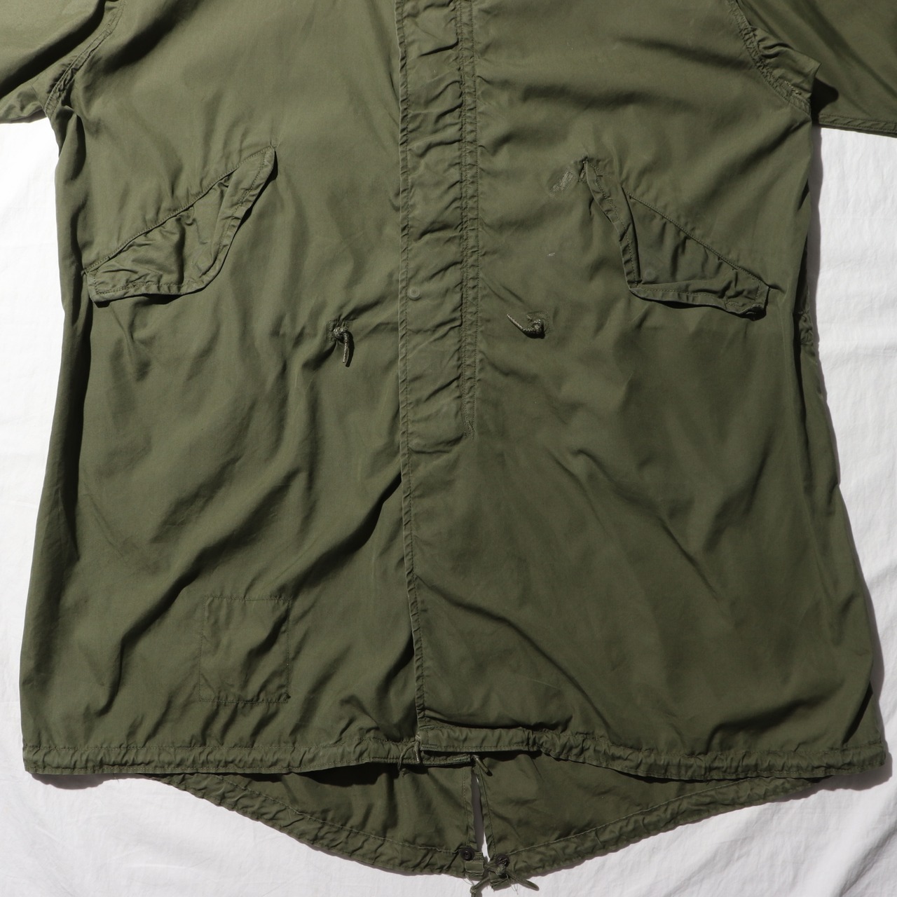 極美品 M 70年 アルミジップ 米軍実物 M-65 フィッシュテールパーカー fishtail parka モッズコート mods
