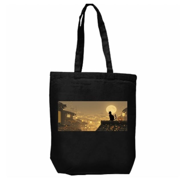 影猫 和猫 キャンパス布バッグ