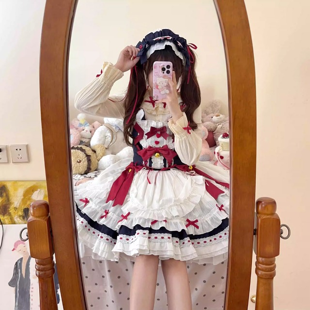 甘ロリ ジャンパースカート ガーリー かわいい ゴシック｜天使と悪魔