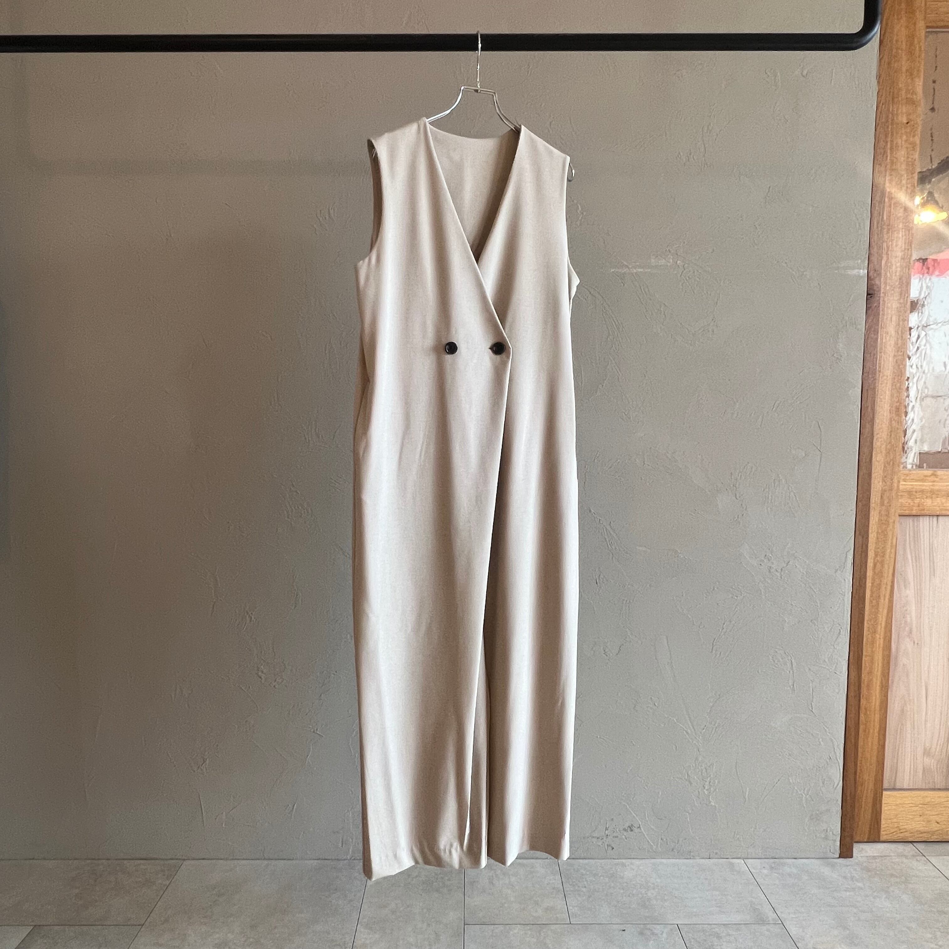 CLOCHE 】麻調Vネックコンビネゾン | valance 福井｜レディース