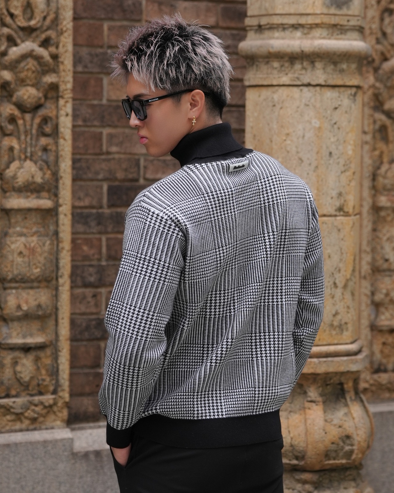 千鳥柄 ORIGINAL TURTLE KNIT【BB25016】