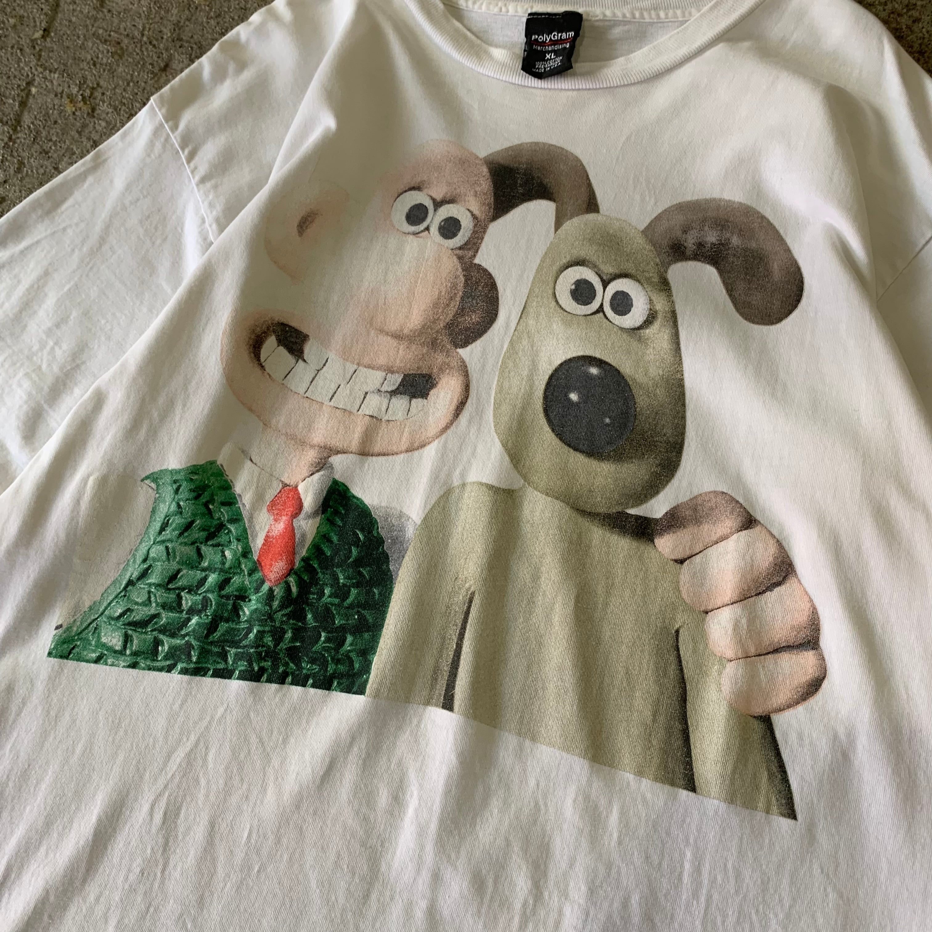 希少 90s Wallace and Gromit プロモ Tシャツ