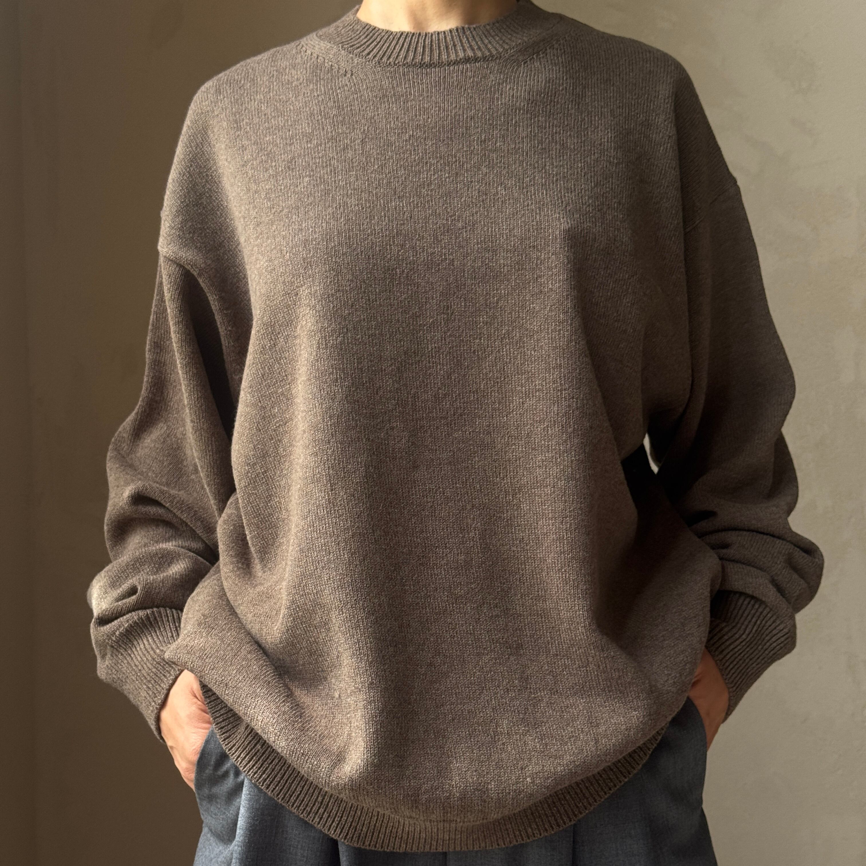 【週末値下】yoko sakamoto knit sveeve pullover 週末値下】yoko sakamoto knit sveeve pullover - メルカリ