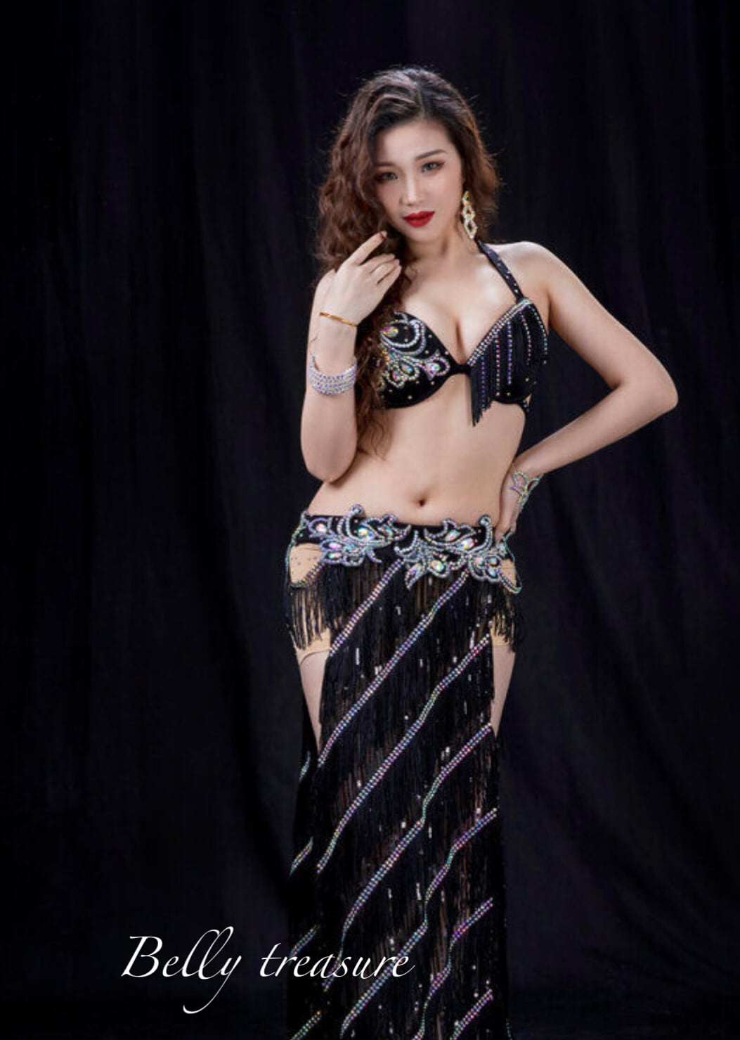 オーダーメイド ベリーダンス衣装 ブラ スカート2点セット