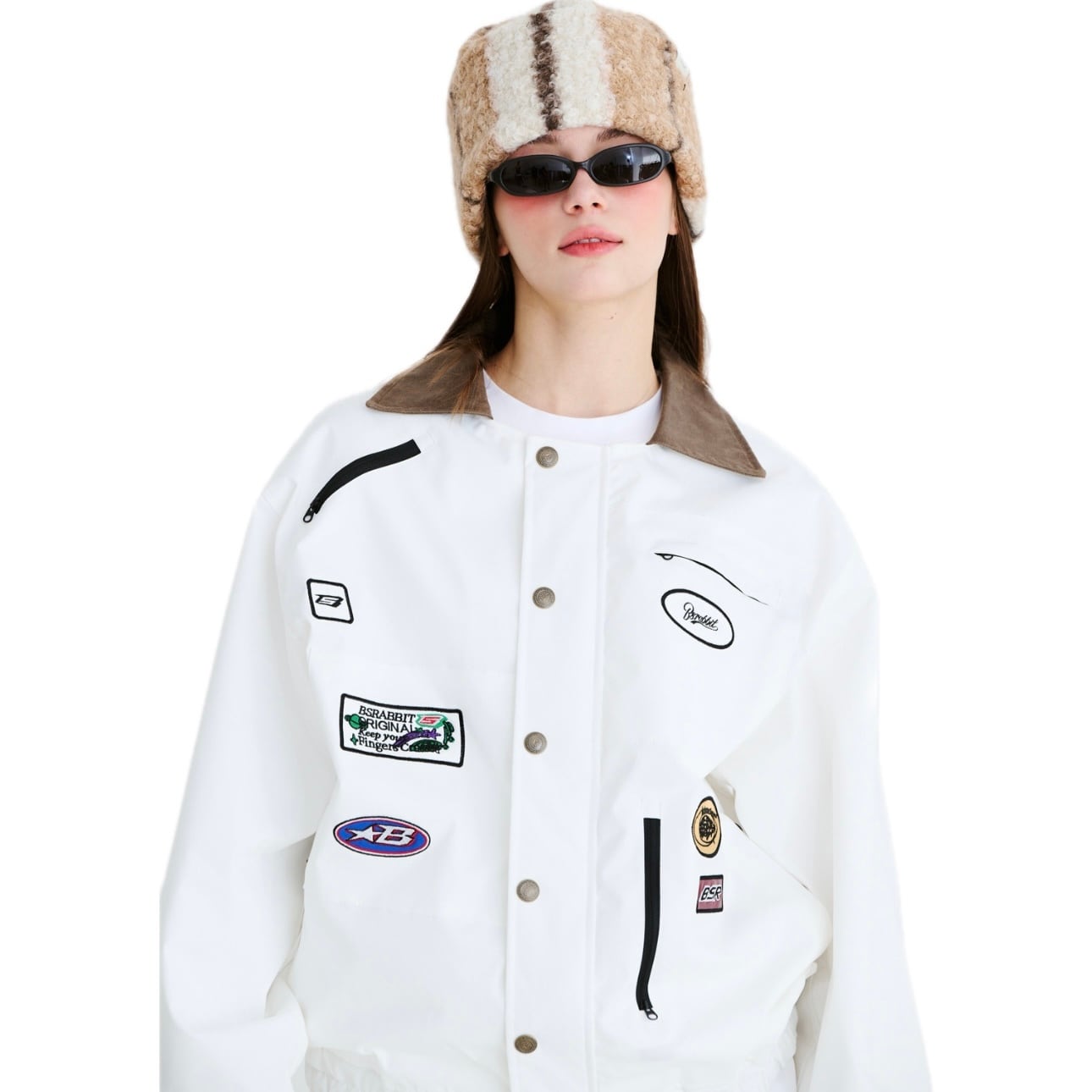 スノーボードウェア韓国ウエアQ.leo ジャケットBsrabbit