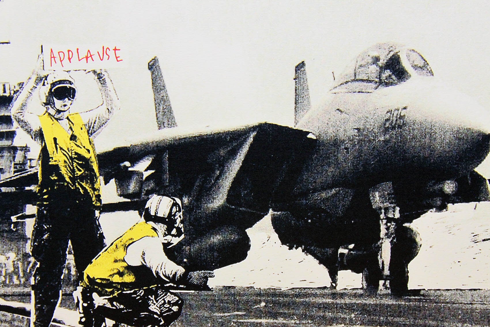 バンクシー「ジェット機空母/Applause Jet Aircraft Carrier」展示用