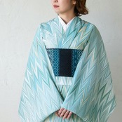 「竹林」 〜矢羽柄〜浴衣・夏着物・単衣