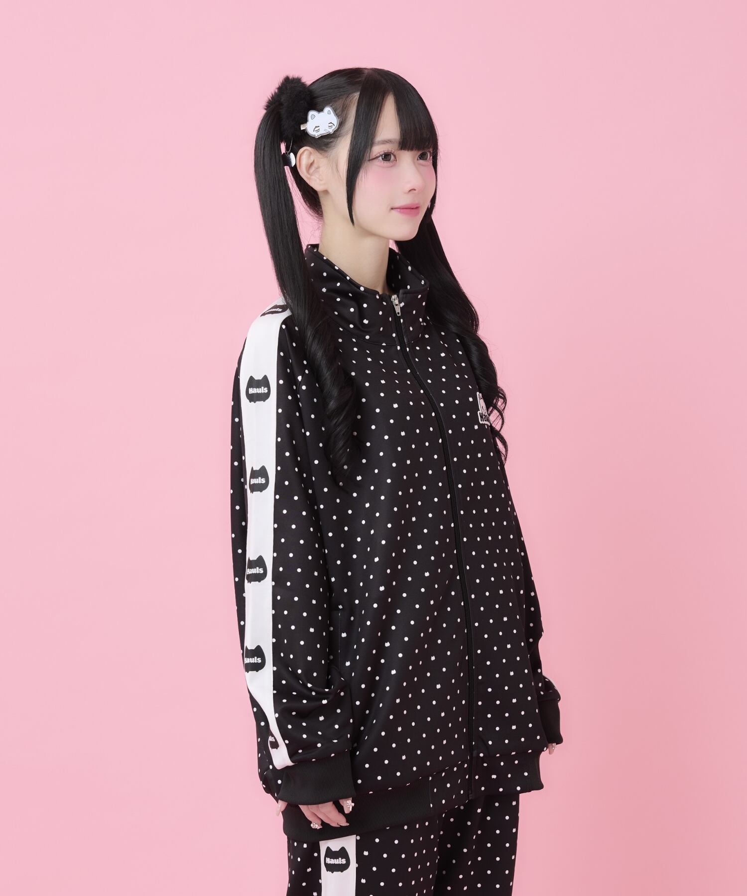 Hauls 新！ネ申おジャージ参上！ ブラック 新！柄 ネ申おジャージ参上！(ドットブラック) | Hauls