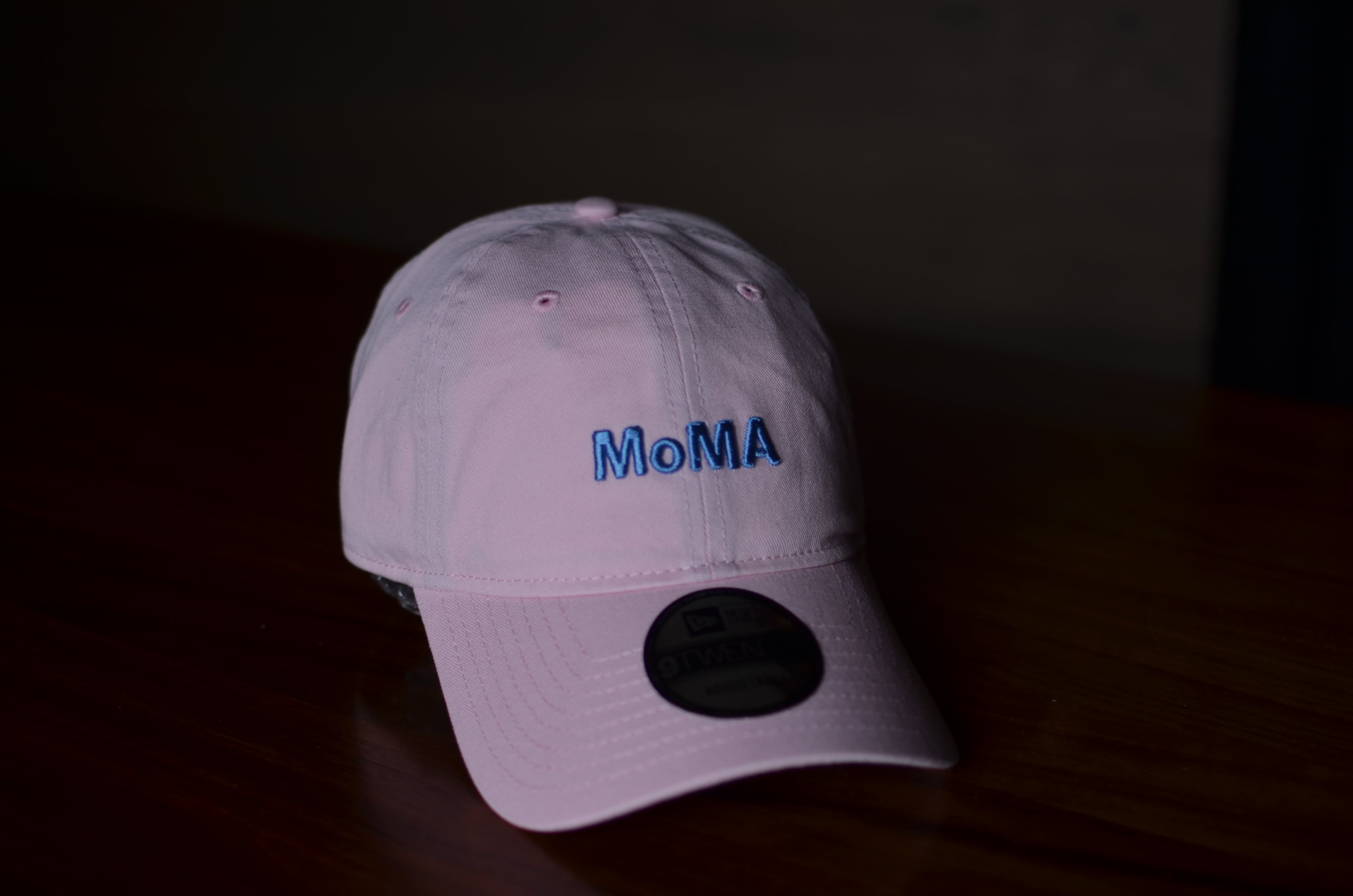 MOMA フロントロゴ CAP (pink×skyblue) プレゼント付き
