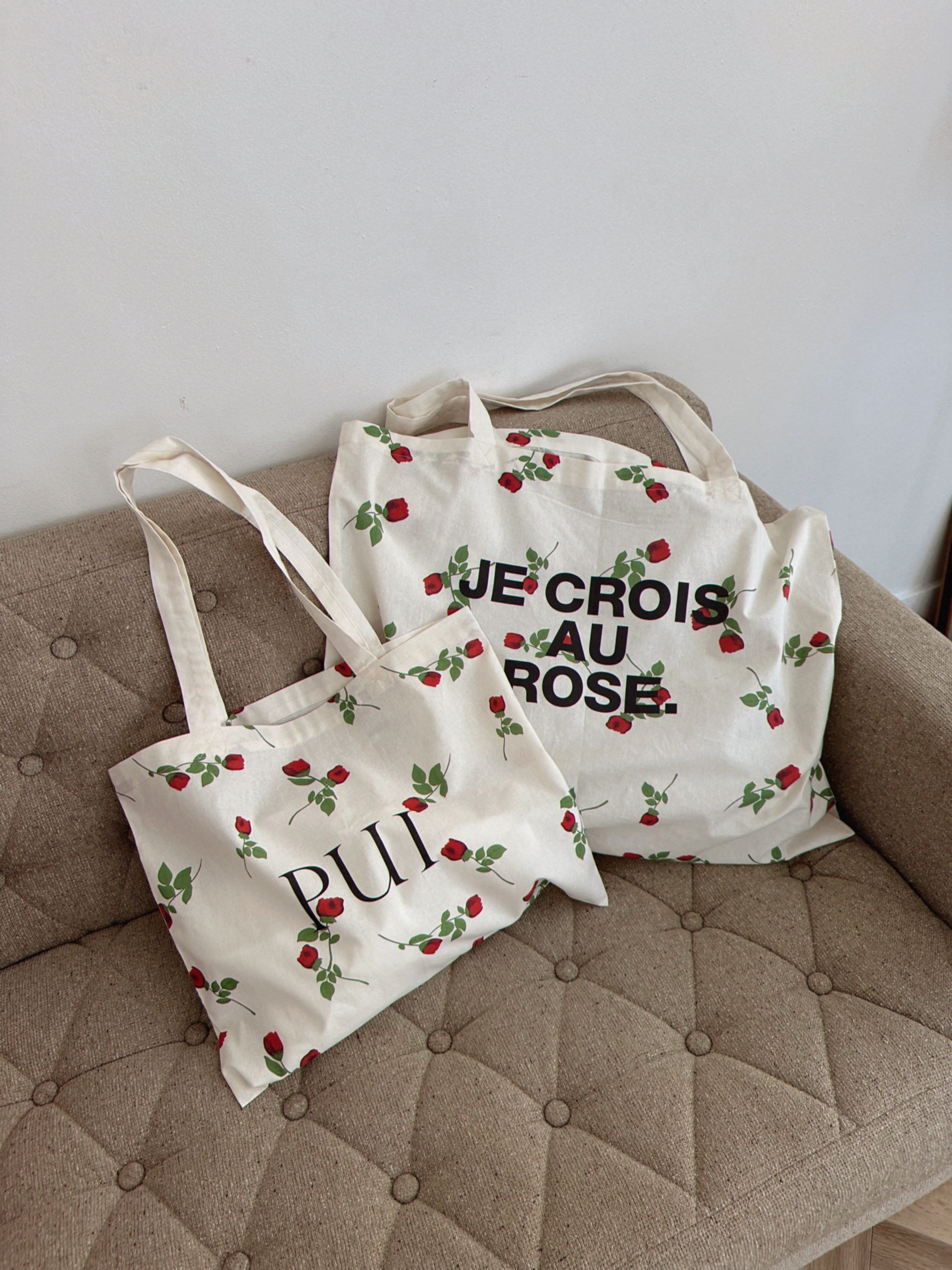ROSE TOTE BAG SET | PUI