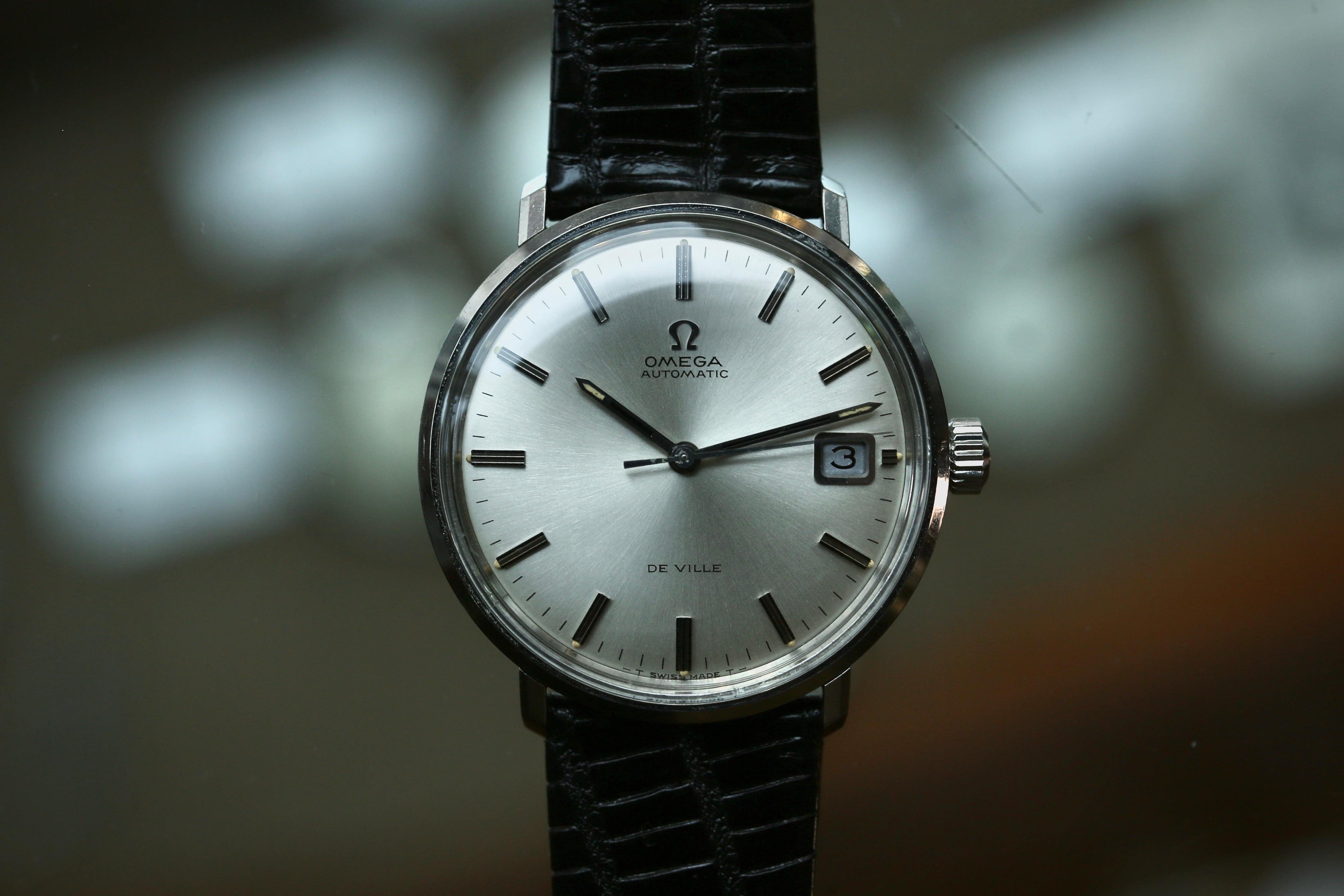 OMEGA】 1970年製 オメガ 『 デビル 』 デイト ワンピースケース バー
