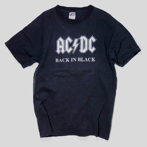 00s AC/DC バンド Tシャツ 白 ロゴ