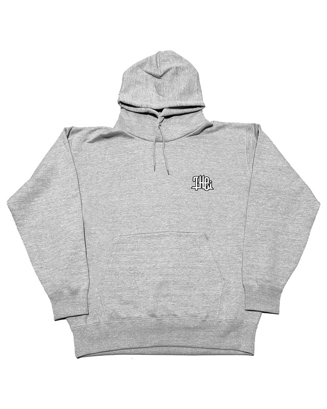 ARABIC-TYPE2 HEAVY WEIGHT SWEAT HOODIE - GRAY
