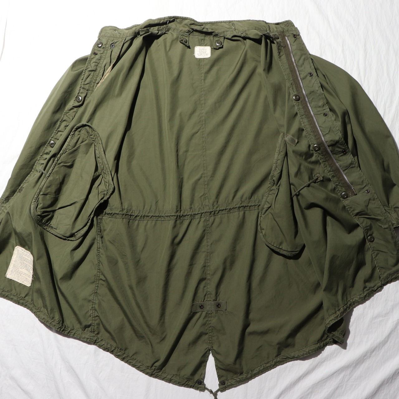 極美品 M 70年 アルミジップ 米軍実物 M-65 フィッシュテールパーカー fishtail parka モッズコート mods